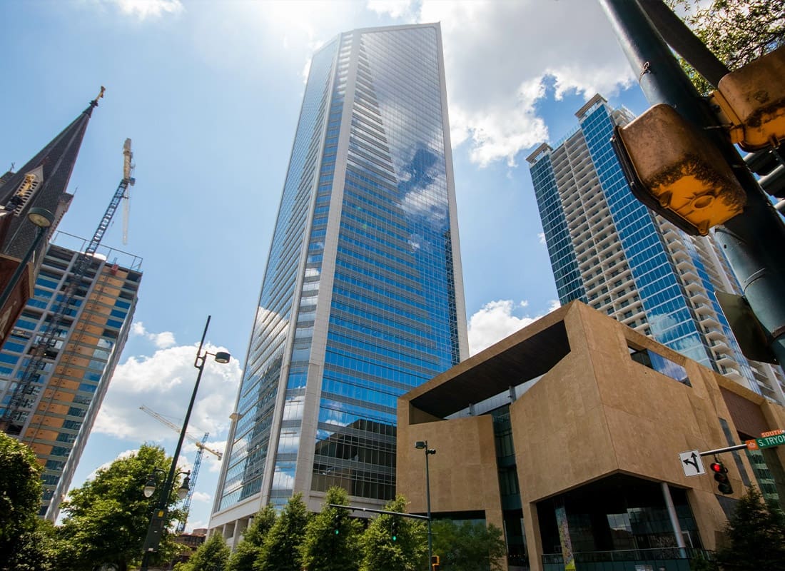 Cornelius, NC - Cityscape of Uptown Charlotte, North Carolina